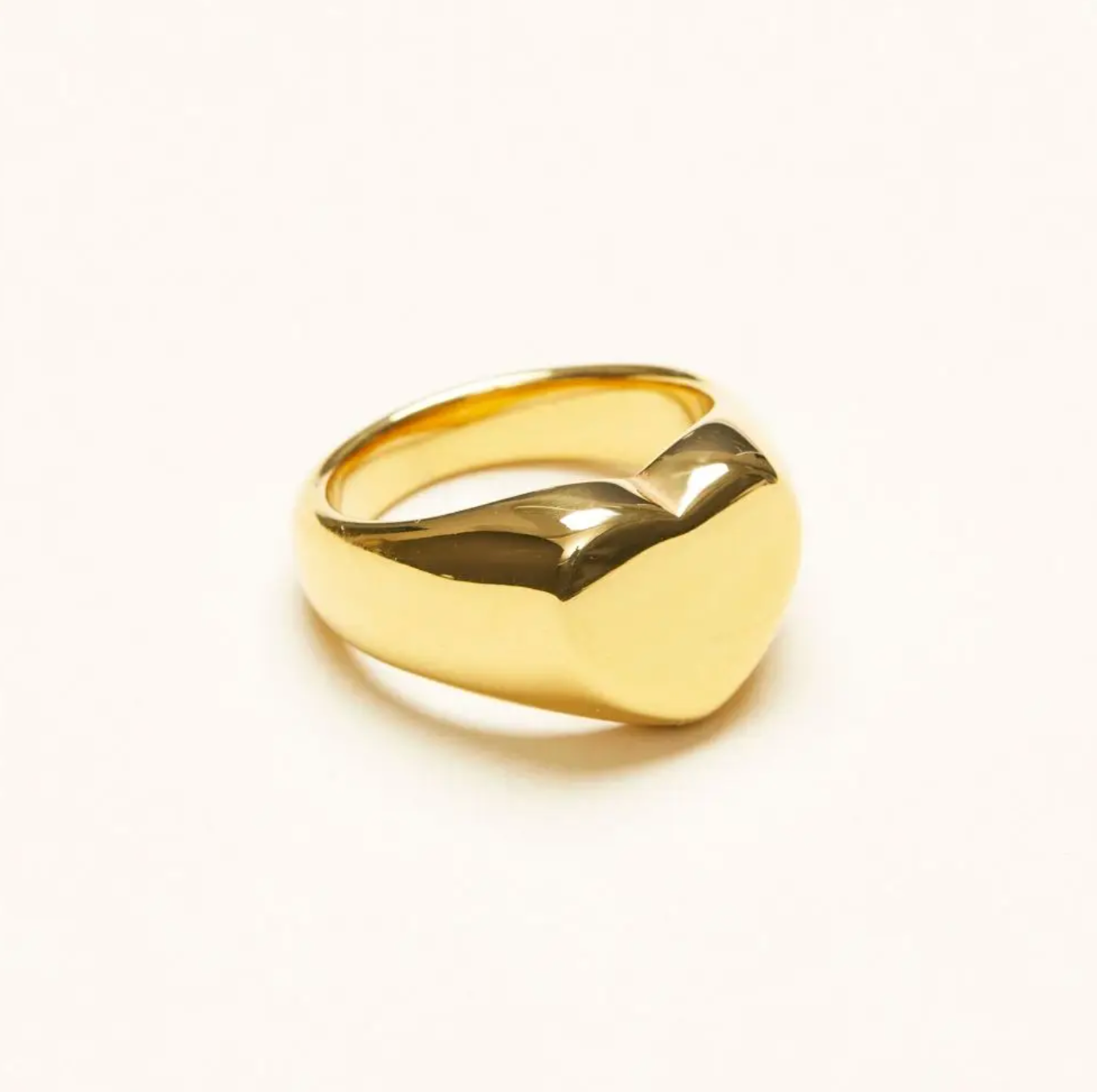 Romantic Heart Shaped Stainless Steel Ring